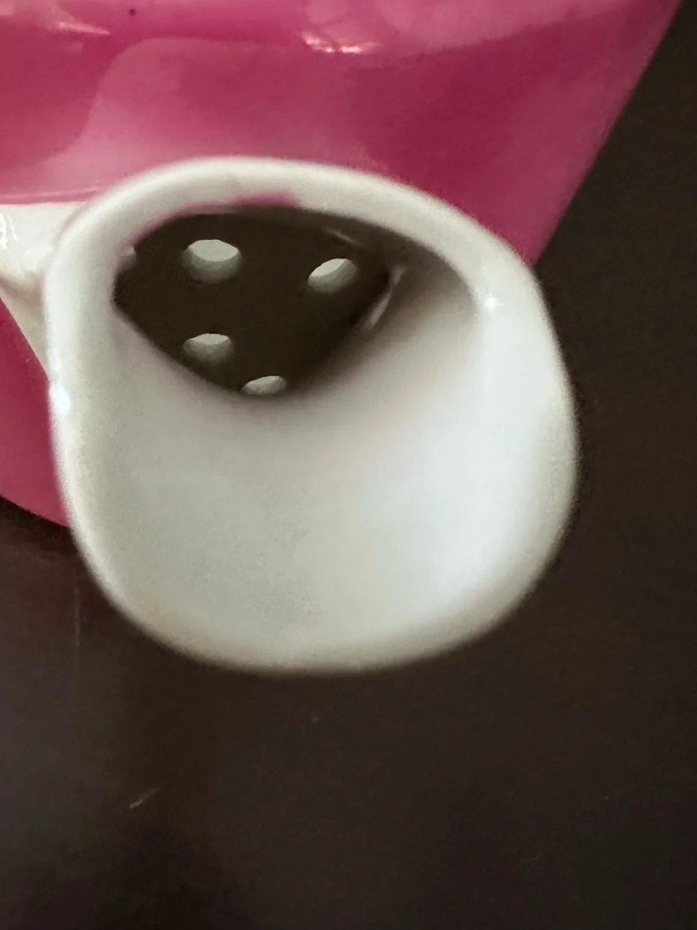 Ceramic Teapot with black Trim